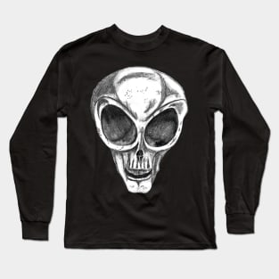 Alien Skull Long Sleeve T-Shirt